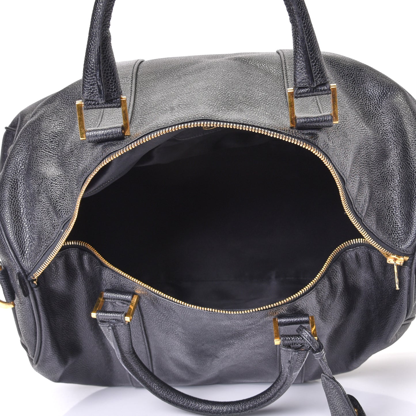 Caviar Timeless CC Duffel Bag Black