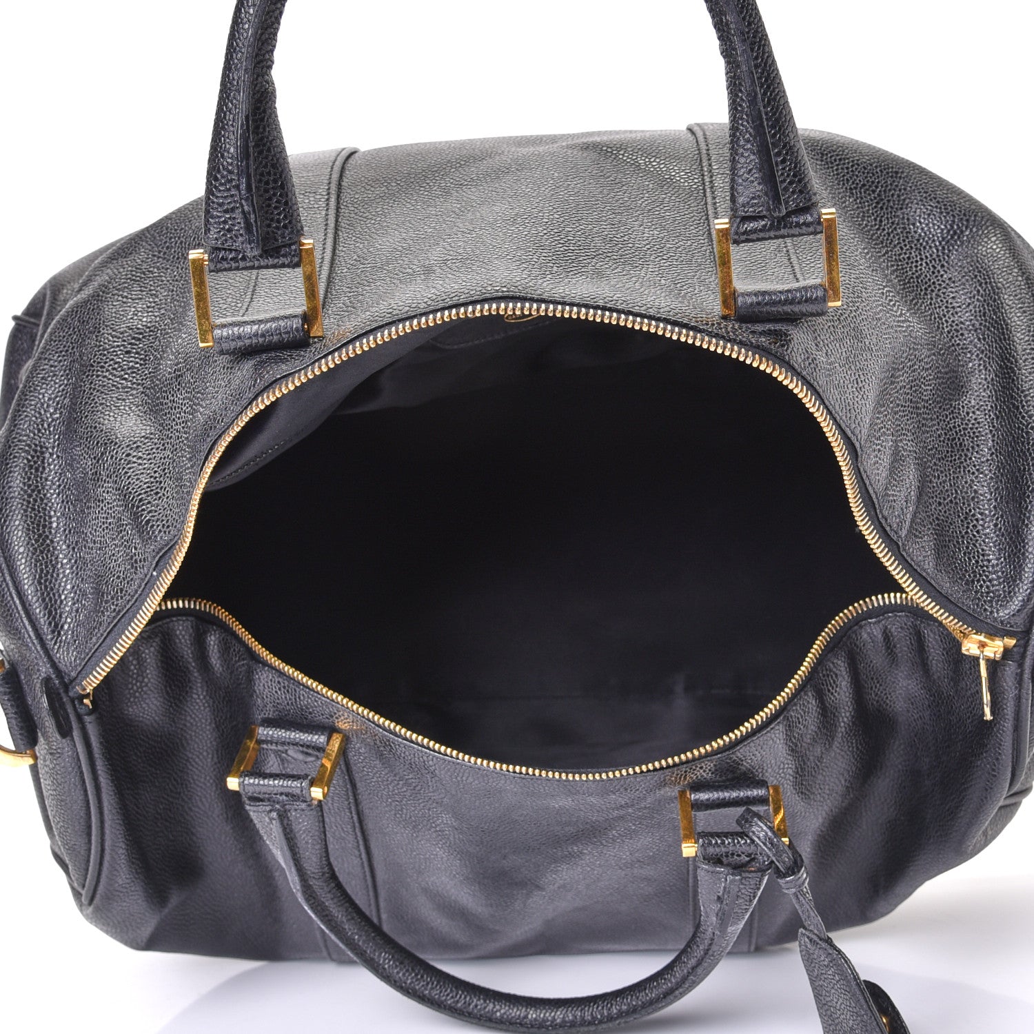 Chanel Caviar Timeless CC Duffel Bag Black 8 of 10