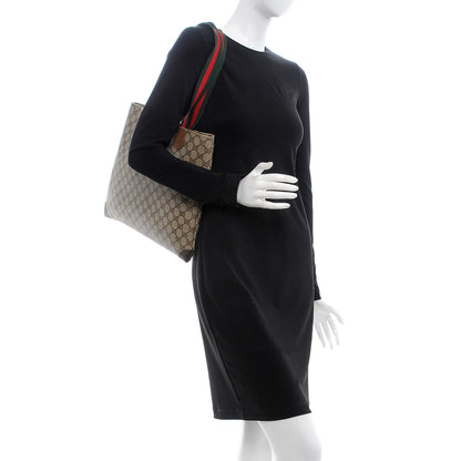 Gucci GG Plus Monogram Web Tote 2 of 15