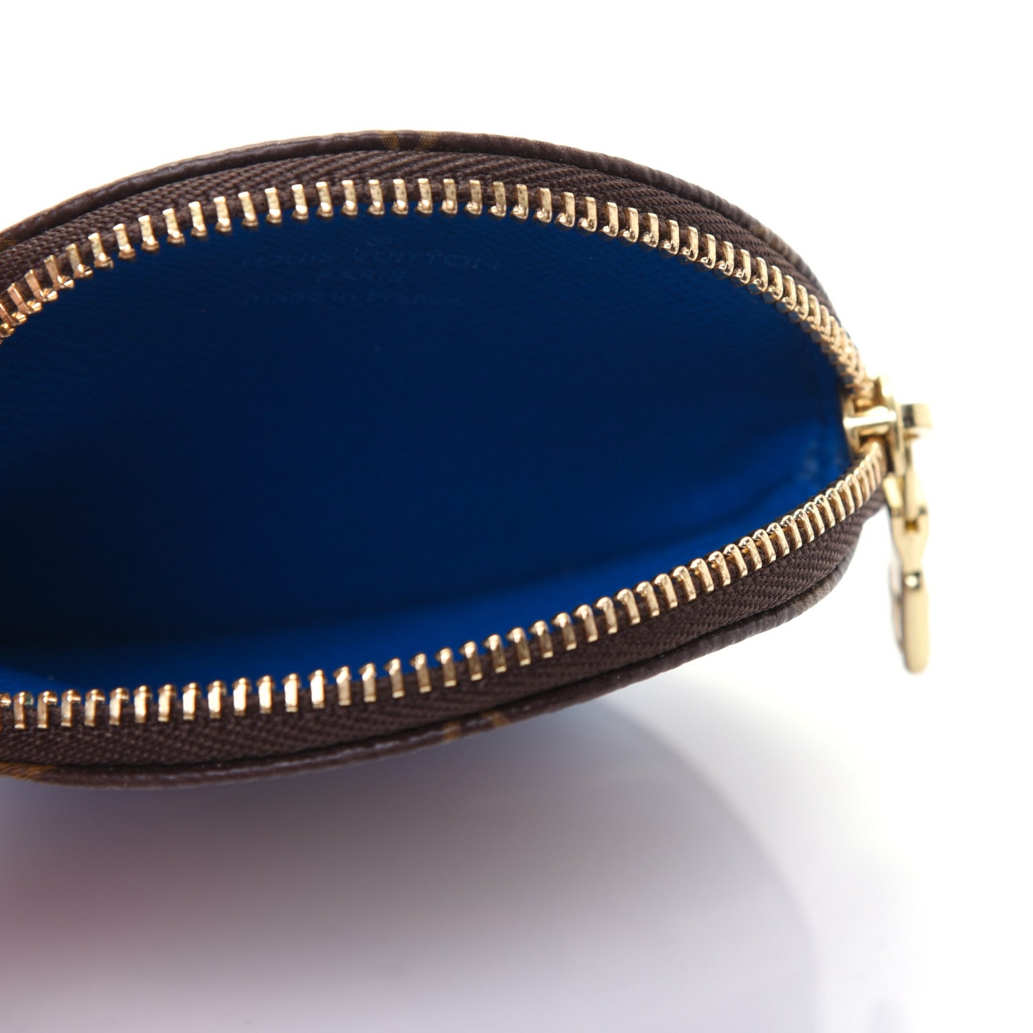 Louis Vuitton Monogram 2019 Christmas Animation Round Coin Purse Blue 5 of 9