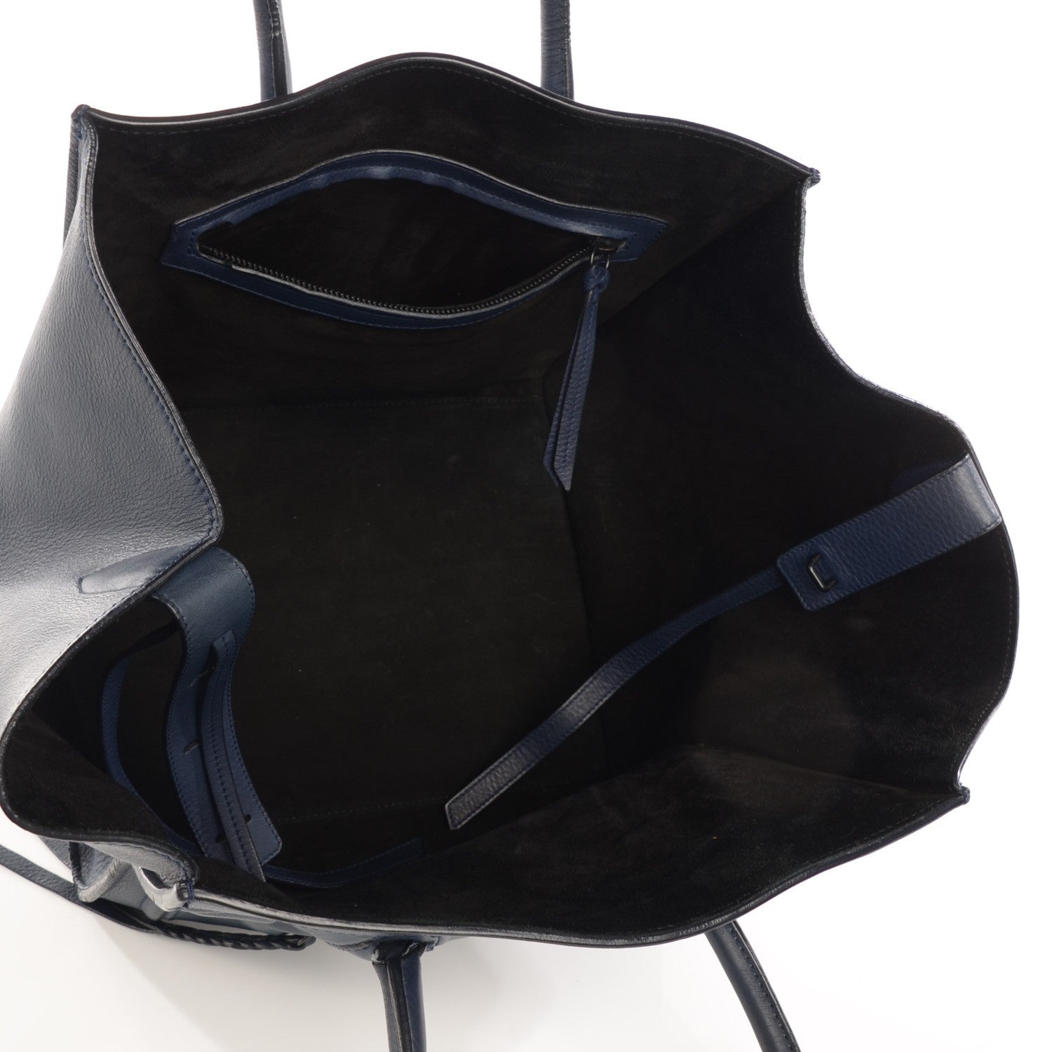 Celine Supple Calfskin Medium Phantom Luggage Midnight 6 of 10
