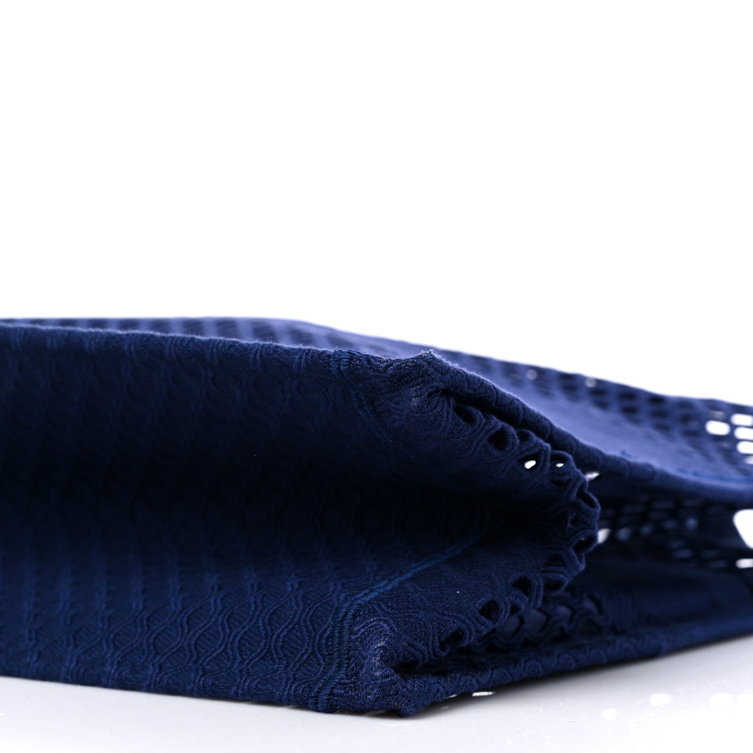 Christian Dior Mesh Embroidered Large Book Tote Navy Blue 9 of 9