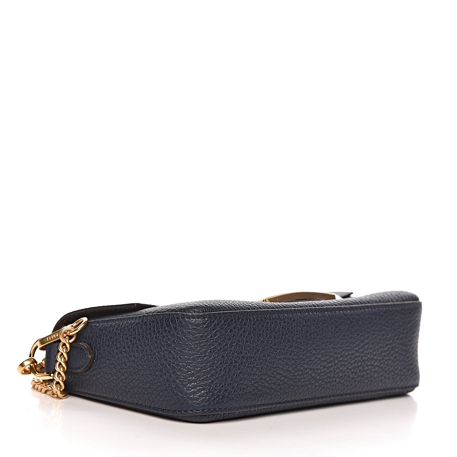 Fendi Cuoio Romano Mini Baguette Indaco 4 of 10