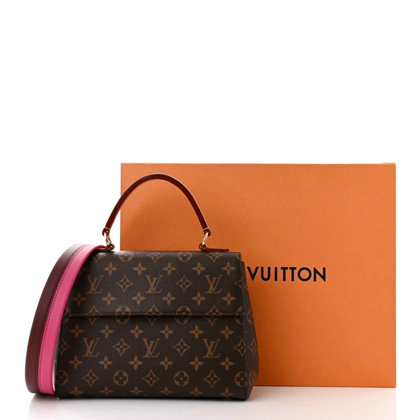 Monogram Cluny BB Bordeaux Fuchsia