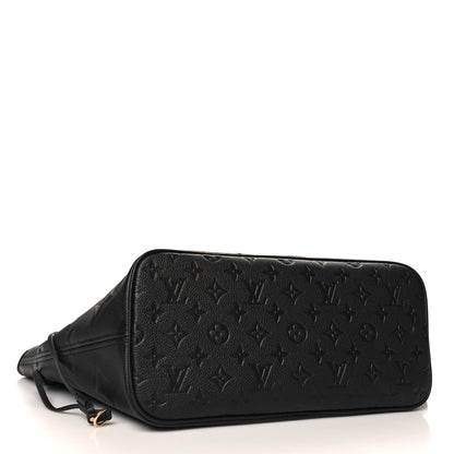 Louis Vuitton Empreinte Monogram Giant Neverfull MM Black 4 of 9