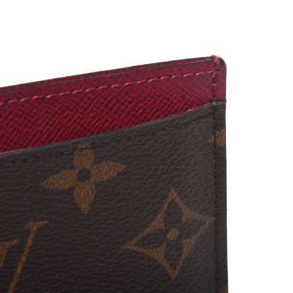 Louis Vuitton Monogram Card Holder Fuchsia 10 of 10