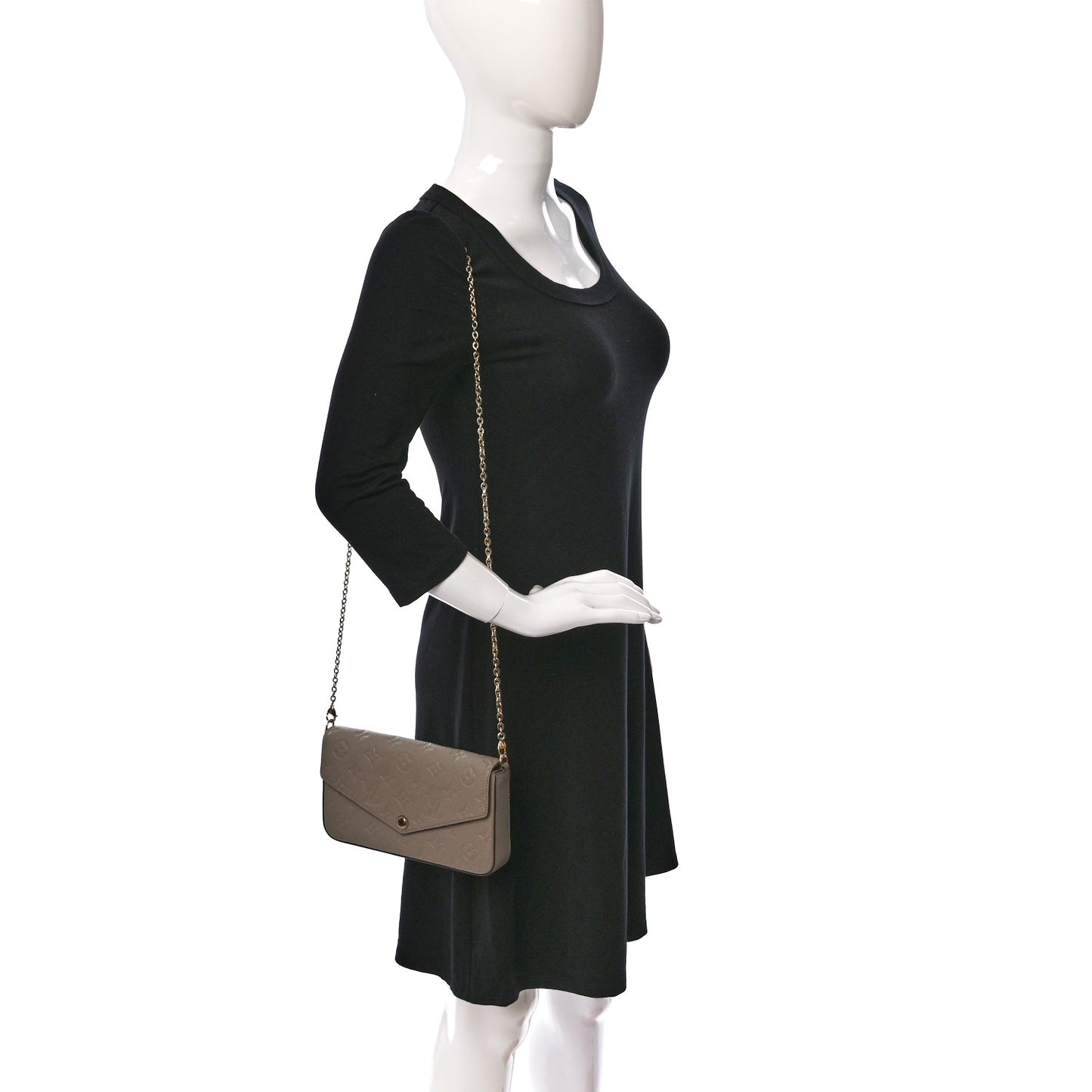 Empreinte Pochette Felicie Chain Wallet Tourterelle