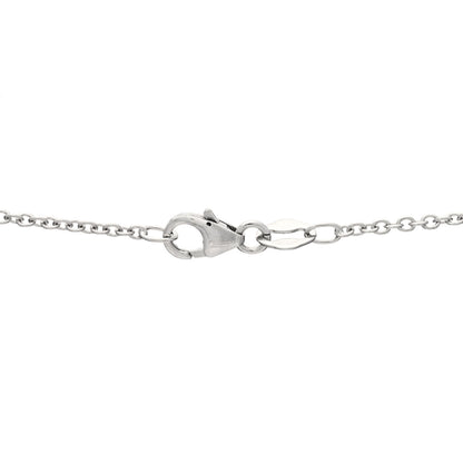 Piaget 18K White Gold Diamond Heart Pendant Necklace 5 of 6