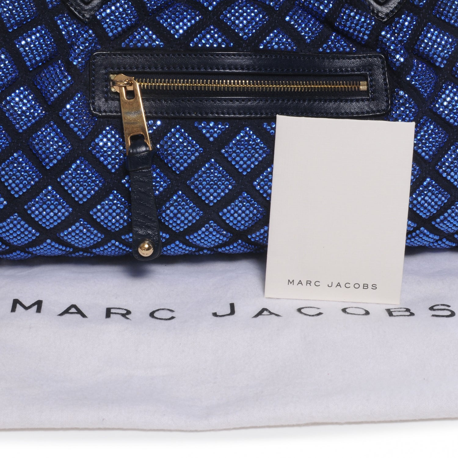 Marc Jacobs Satin Swarovski Crystals Night In Rio Stam Blue 5 of 8