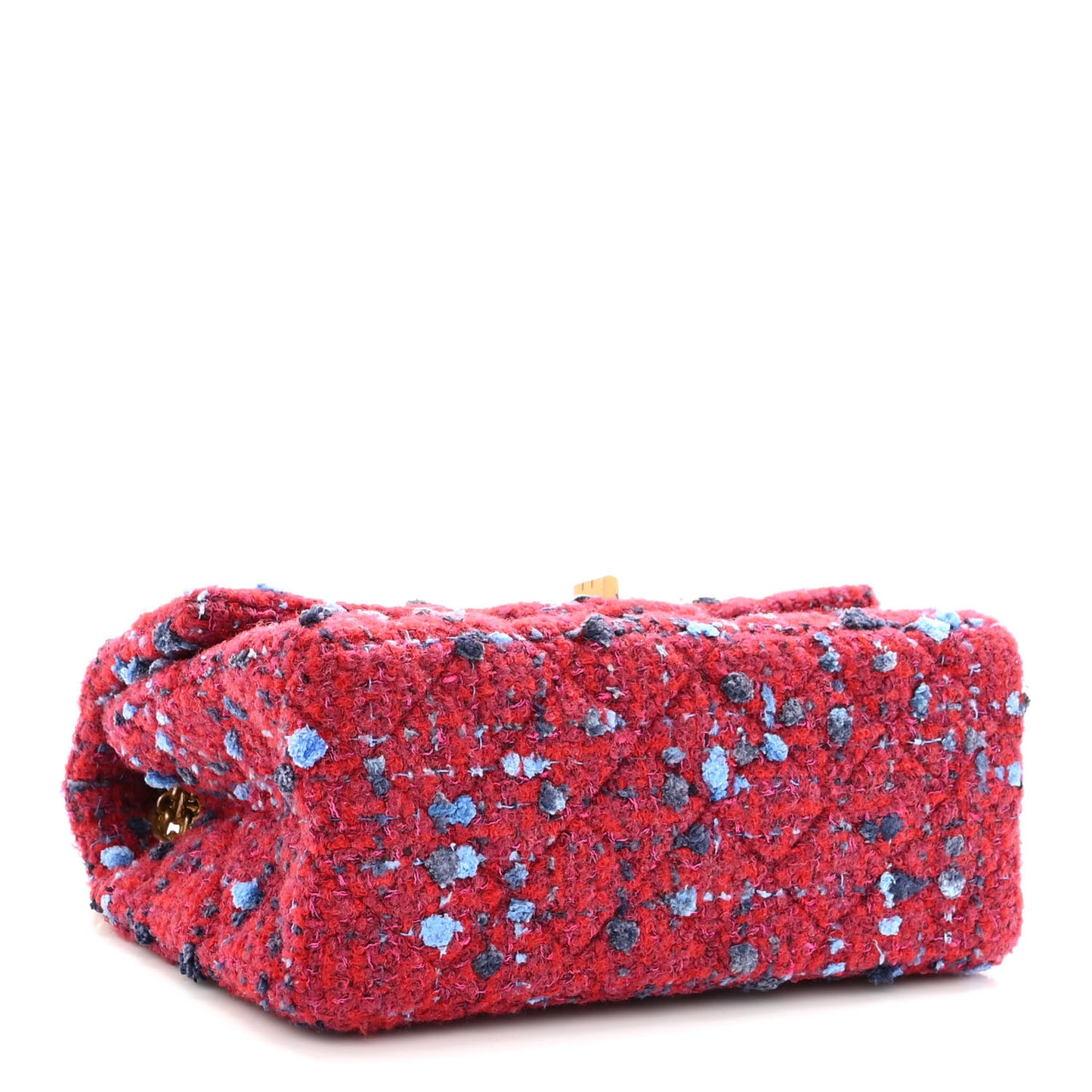 Tweed Quilted 2.55 Reissue Mini Flap Red Multicolor