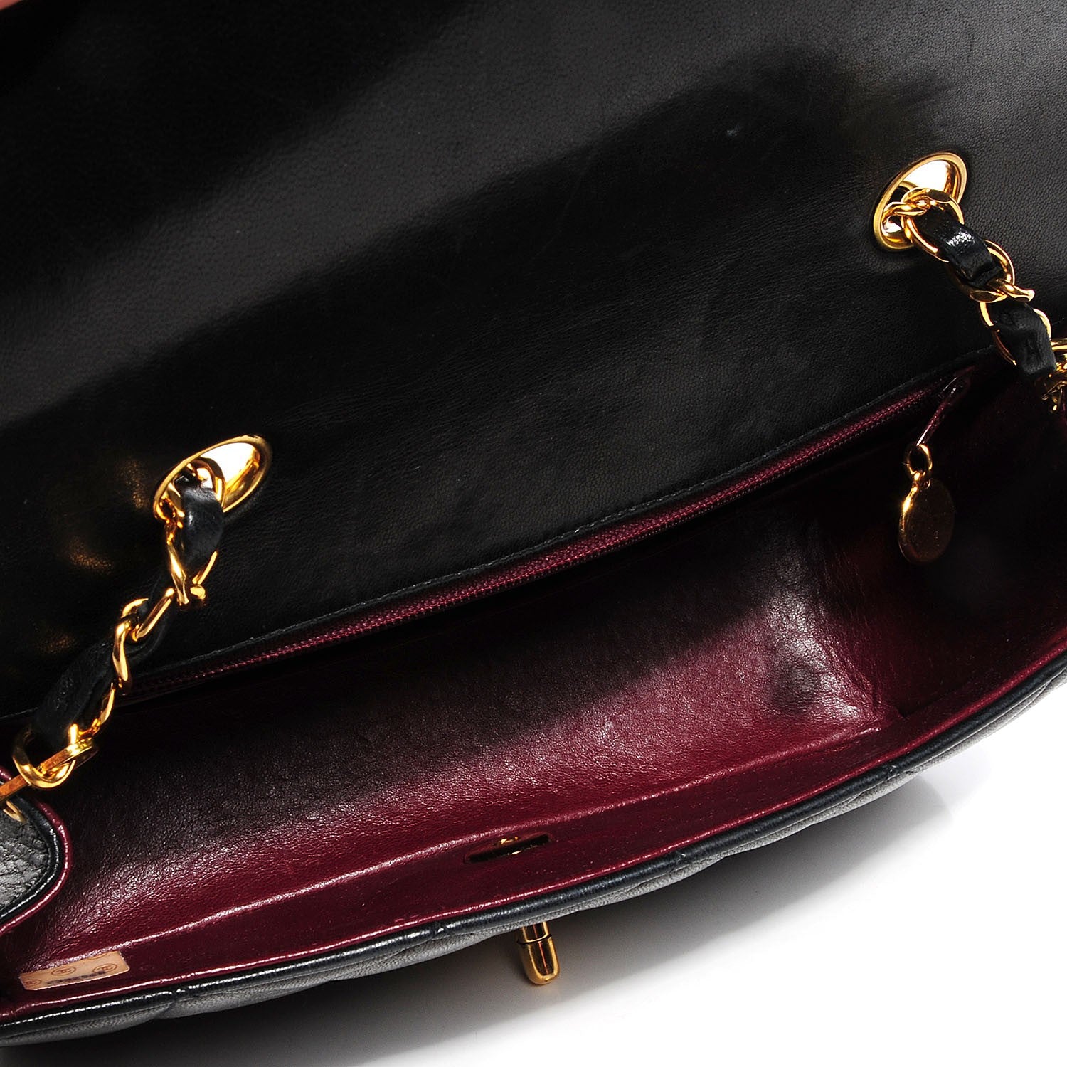 Chanel Lambskin Small Single Flap Black 5 of 9