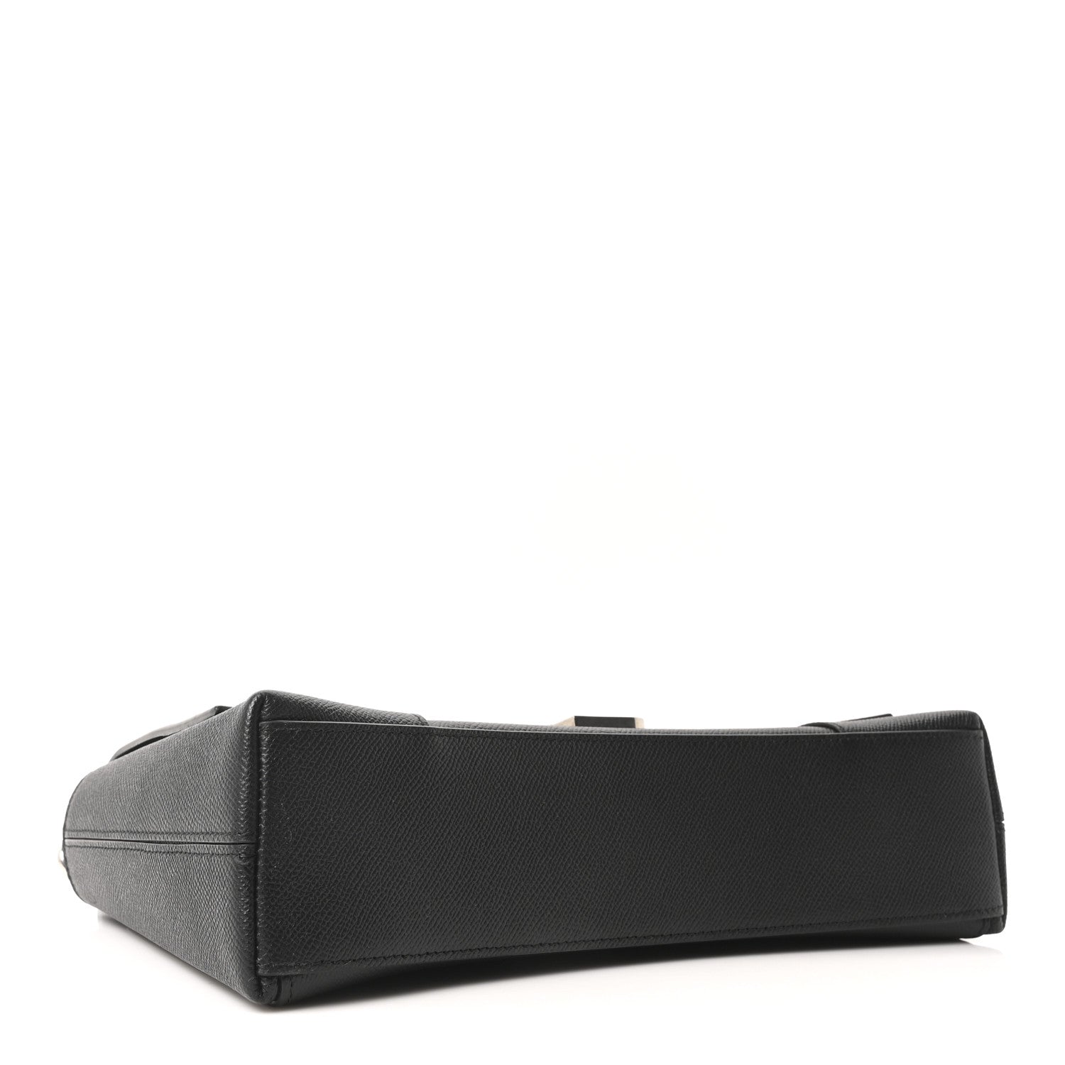 Balenciaga Semi Matte Soft Textured Calfskin Downtown Shoulder Bag Black 4 of 10