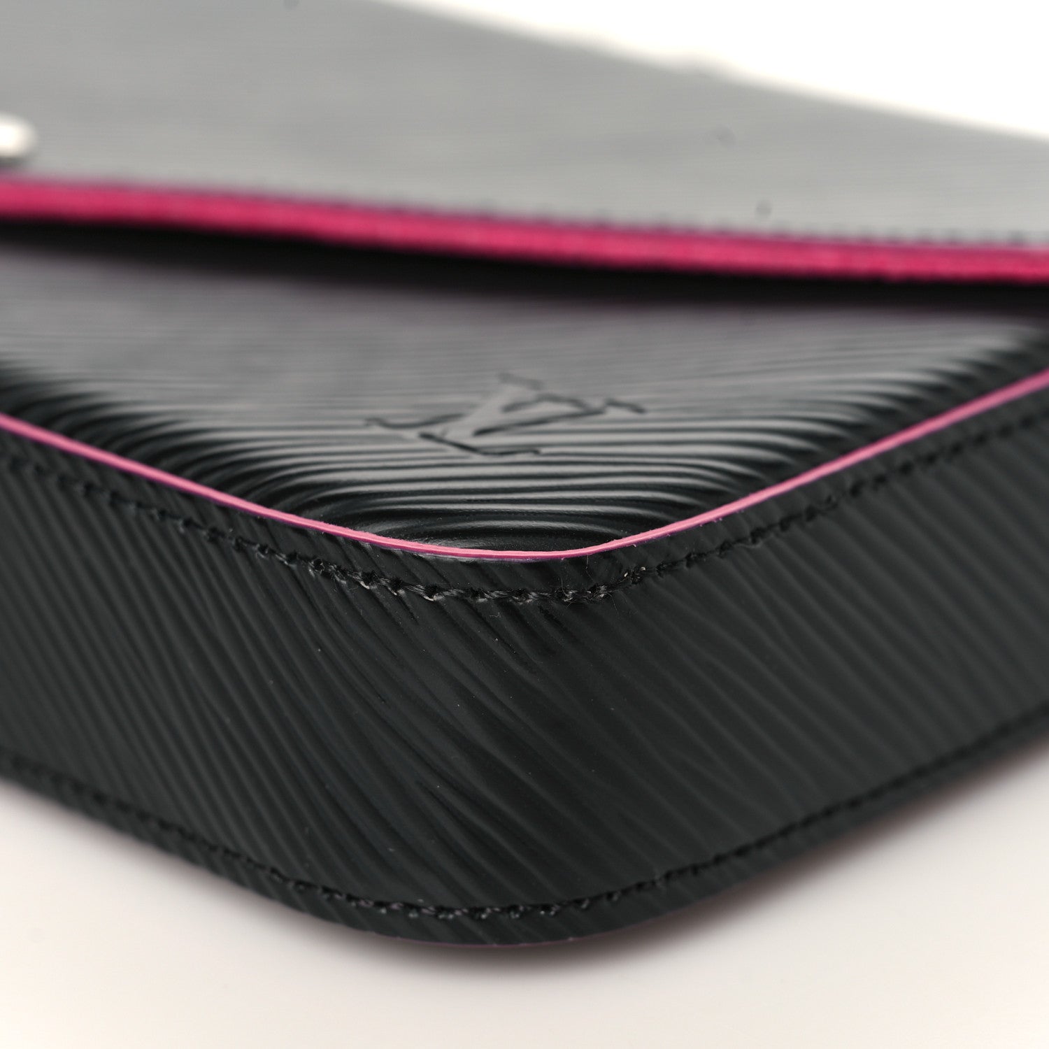 Louis Vuitton Epi Pochette Felicie Black Hot Pink 9 of 10