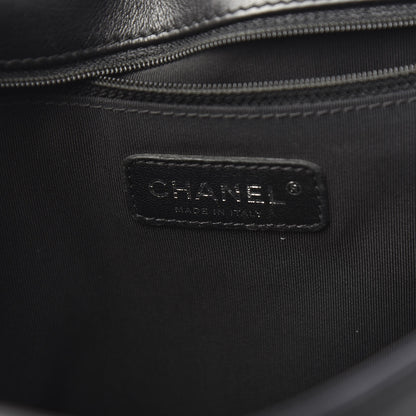 Chanel Calfskin Quilted Large Boy Flap Black 9 of 11