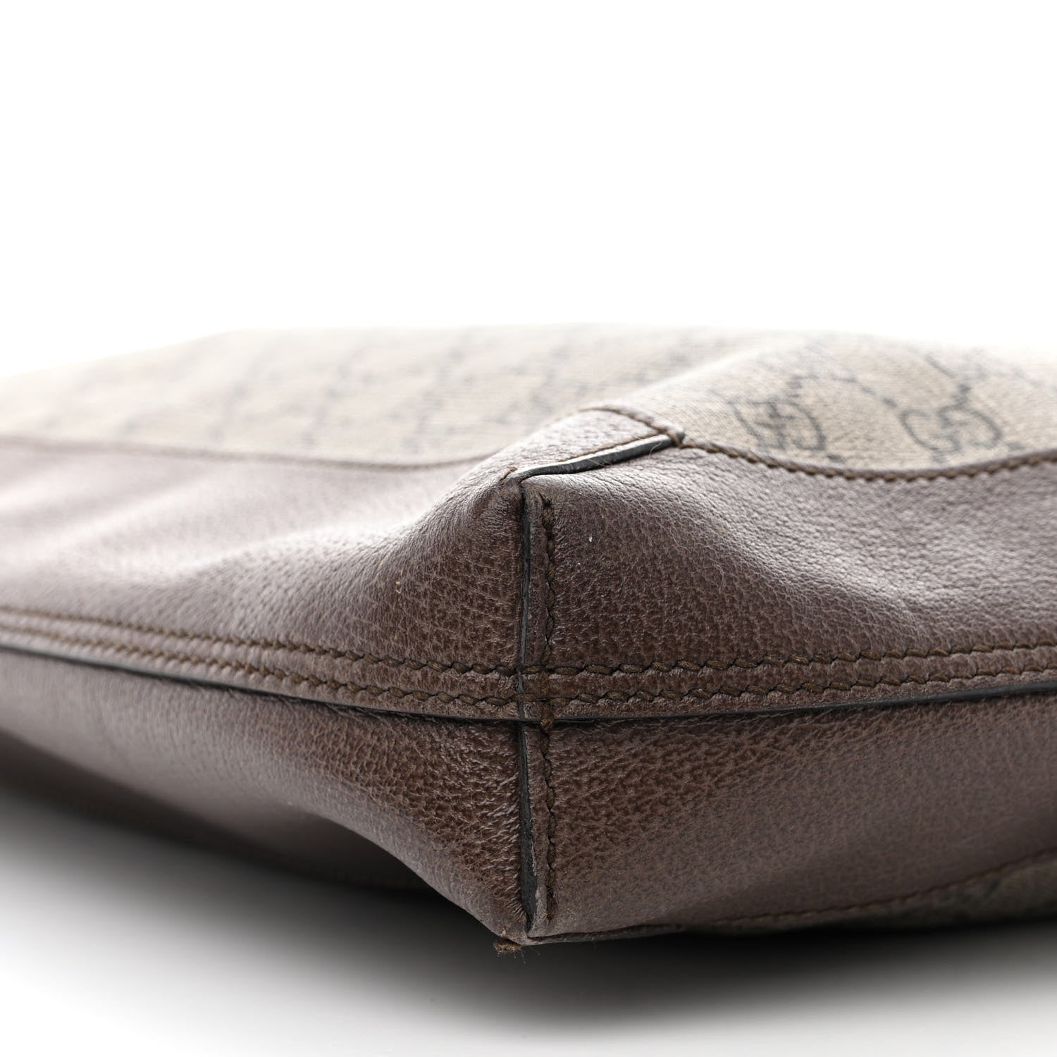 Gucci GG Supreme Monogram Web Large Ophidia Vertical Shopping Tote Brown 9 of 10