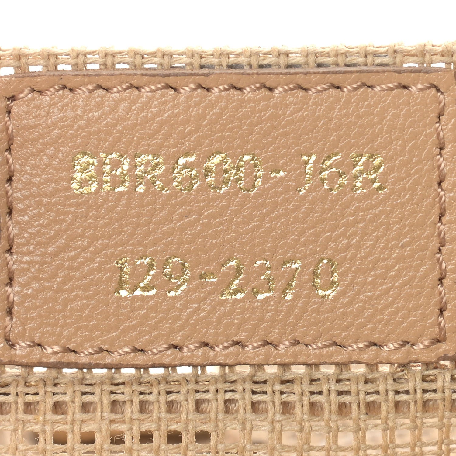 Fendi Cotton Lambskin Baguette With Embroidery Kit Naturale 7 of 13