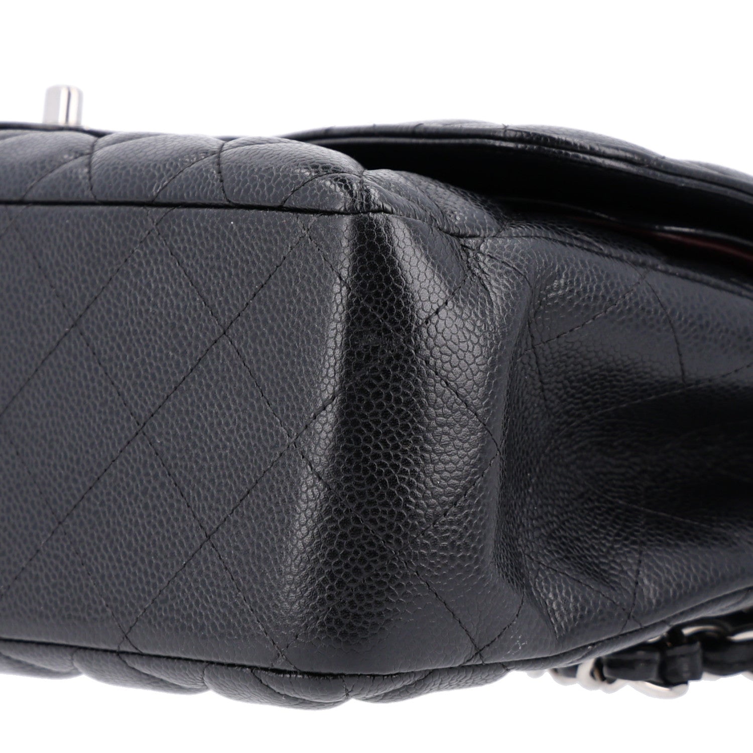 Chanel Caviar Quilted Jumbo Double Flap Black 11 of 11
