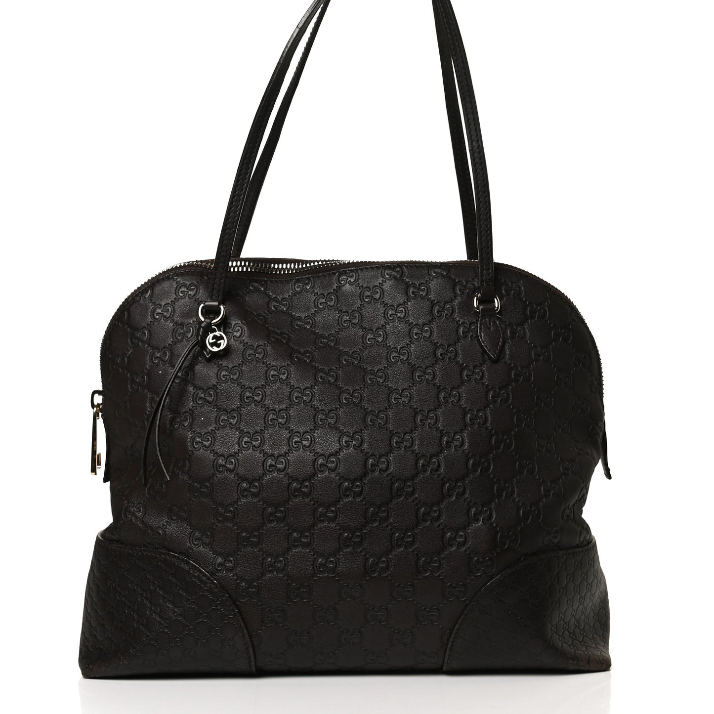 Guccissima Medium Bree Shoulder Bag Chocolate