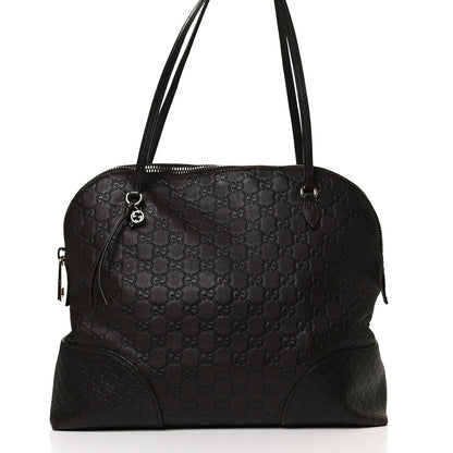 Gucci Guccissima Medium Bree Shoulder Bag Chocolate 8 of 16