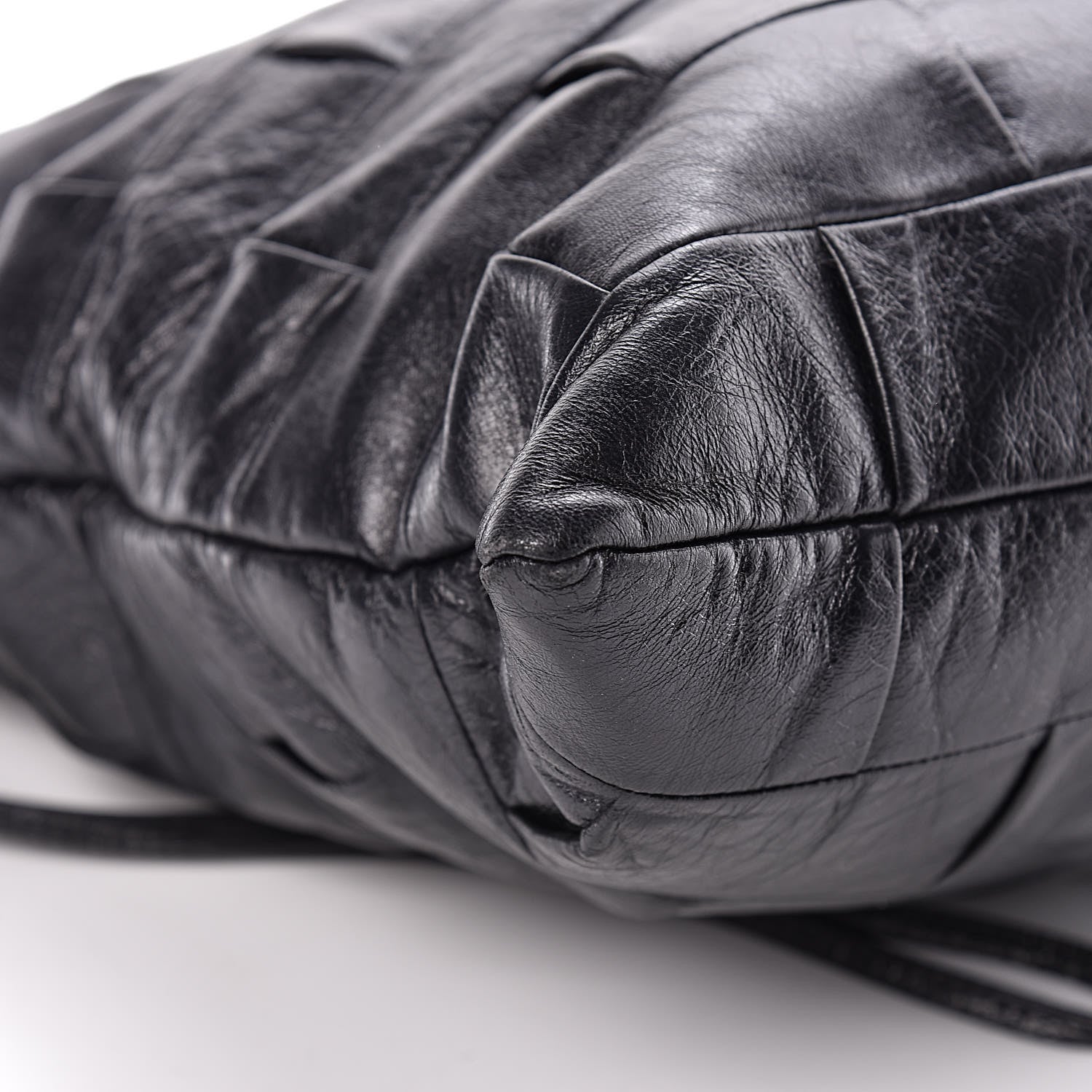 Chanel Lambskin Igloo Drawstring Tote Black 8 of 11