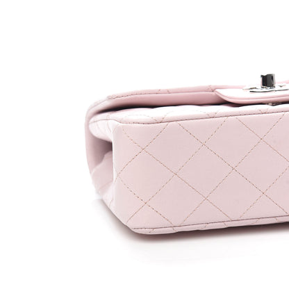 Chanel Lambskin Quilted Mini Rectangular Flap Light Pink 8 of 11