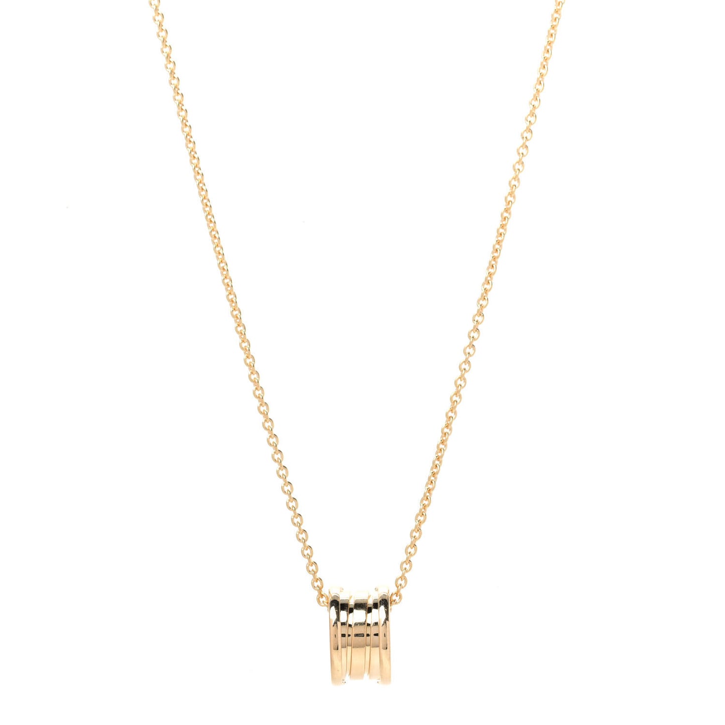 18K Yellow Gold B.Zero1 Pendant Necklace