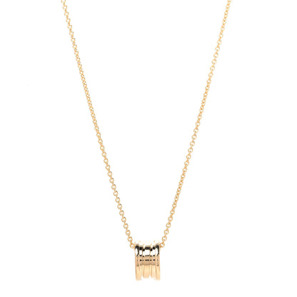 Bulgari 18K Yellow Gold B.Zero1 Pendant Necklace 1 of 8