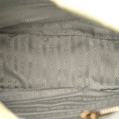 Prada Nappa Re-Nylon Triangle Quilted Patchwork System Shoulder Bag Acqua 5 of 15