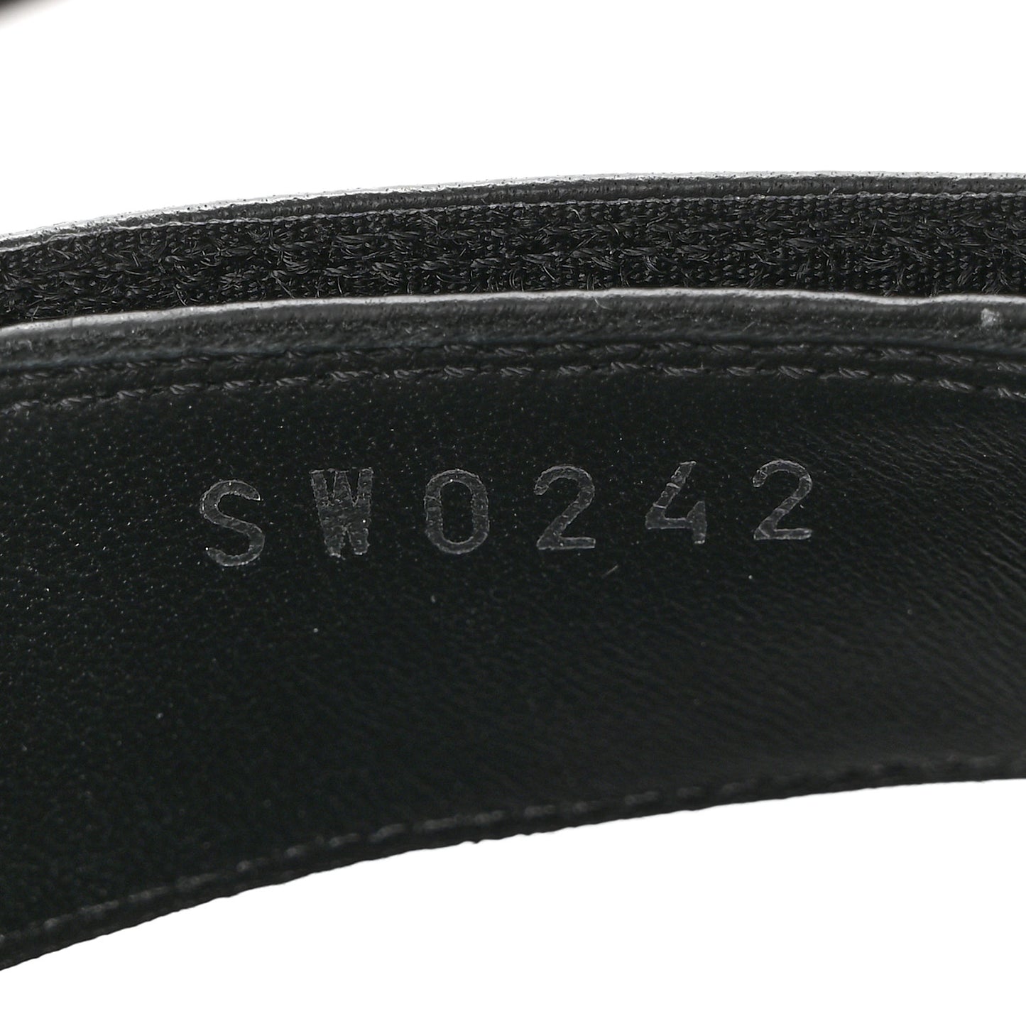 Lambskin Flat Sandal 36.5 Black