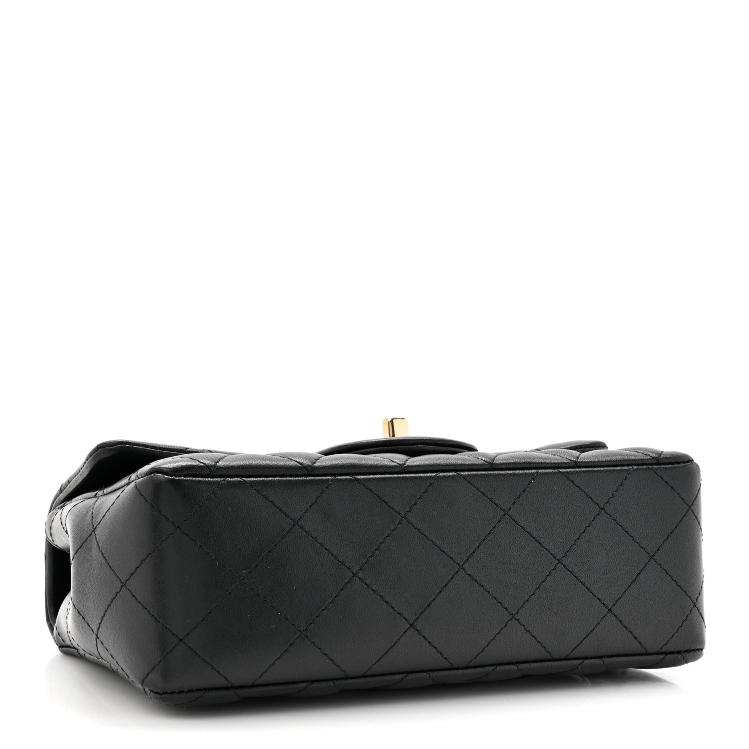 Chanel Lambskin Quilted Mini Coco Charms Rectangular Flap Black 4 of 13