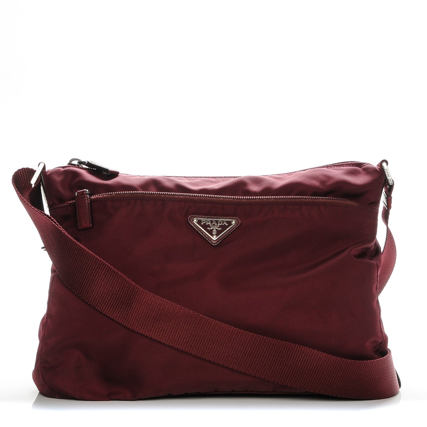 Nylon Vela Flat Messenger Bag Ametista