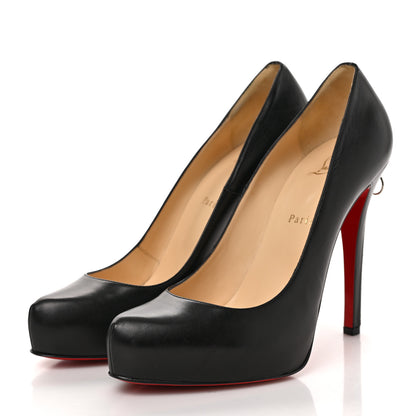 Christian Louboutin Calfskin Rolando Zip 120 Pumps 40.5 Black 3 of 9