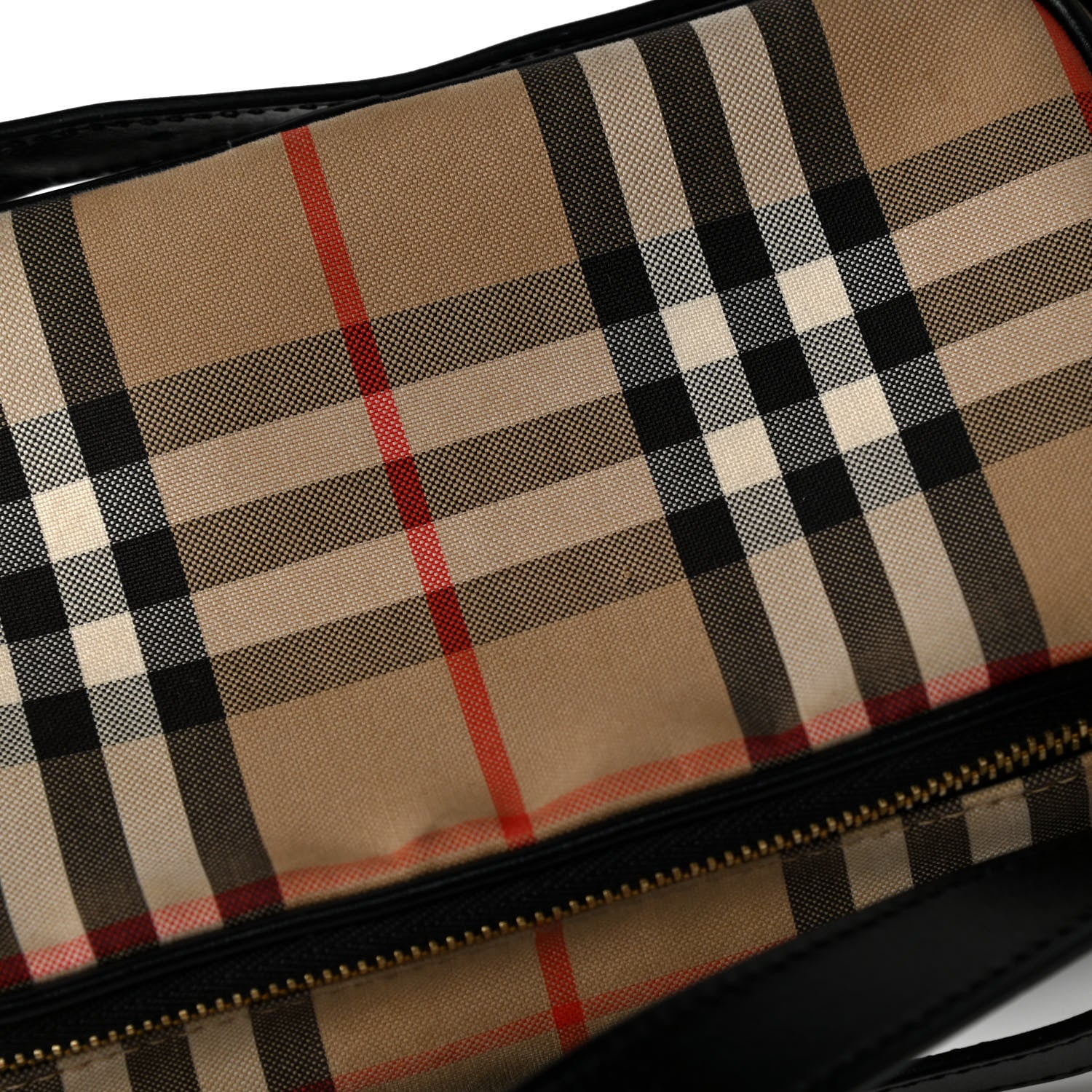 Burberry Calfskin Vintage Check Micro Camera Bag Archive Beige 12 of 12