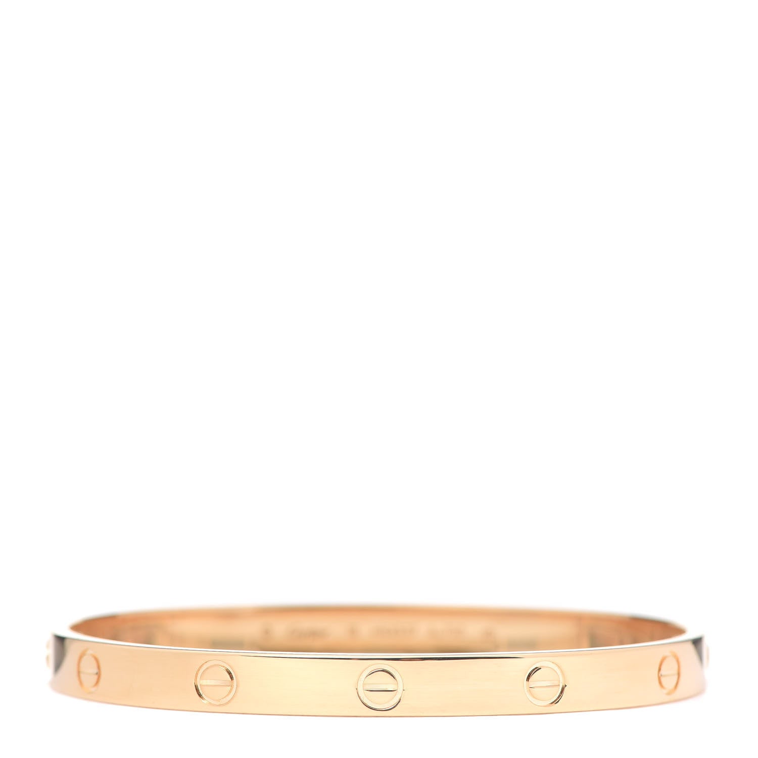 Cartier 18K Yellow Gold LOVE Bracelet 19 1 of 6