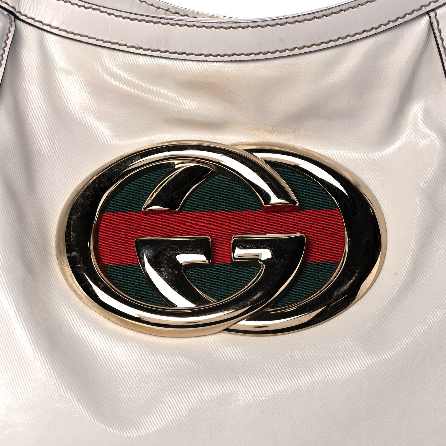 Gucci Dialux Medium Britt Shoulder Bag Off White 8 of 14