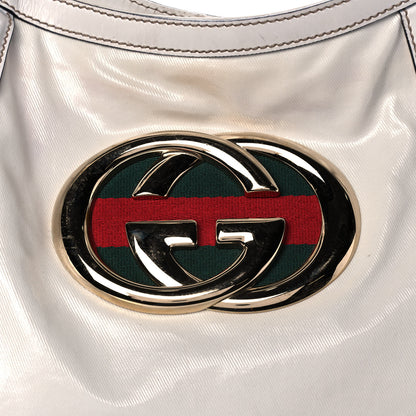 Gucci Dialux Medium Britt Shoulder Bag Off White 8 of 14