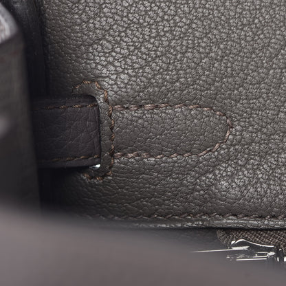 Hermes Togo Birkin 25 Etain 17 of 37