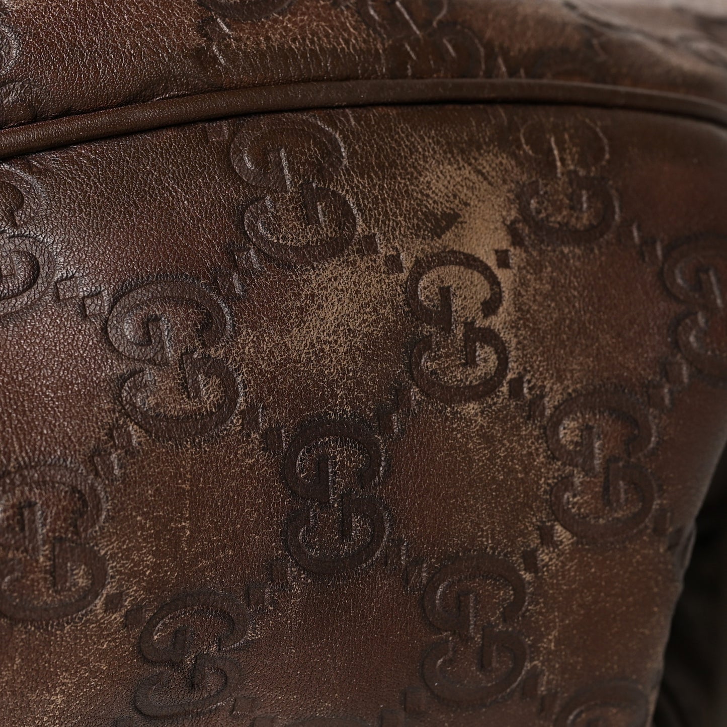 Guccissima Medium Sukey Tote Brown