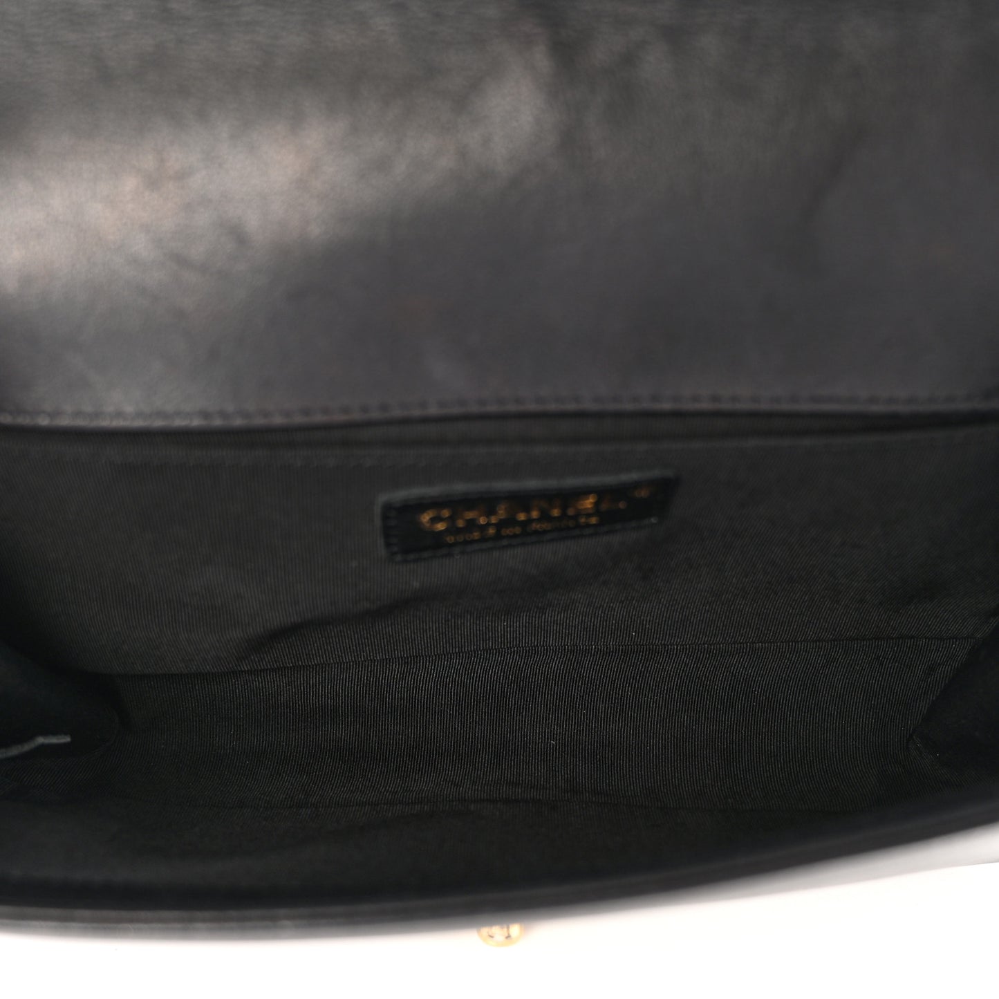 Calfskin Quilted Medium Boy Flap Black