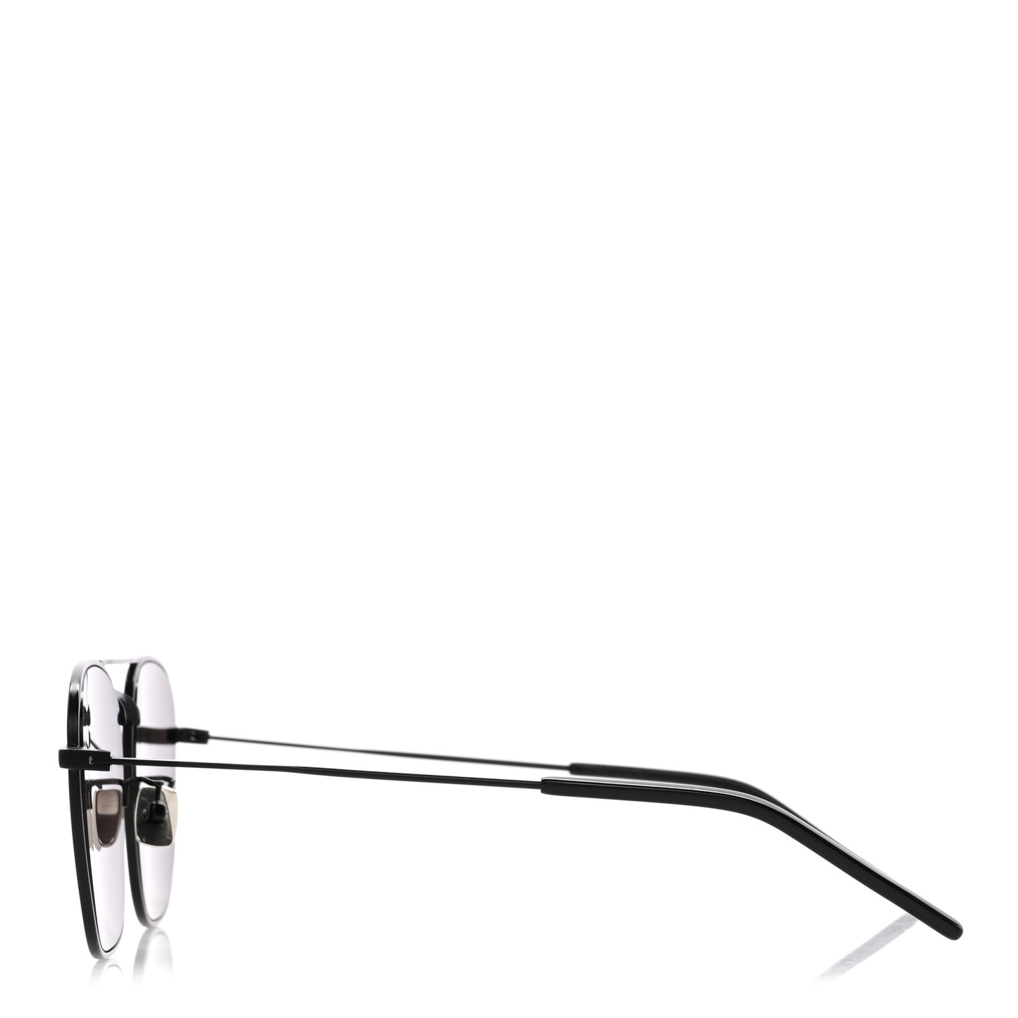 Acetate Metal Aviator SL309 Sunglasses Black