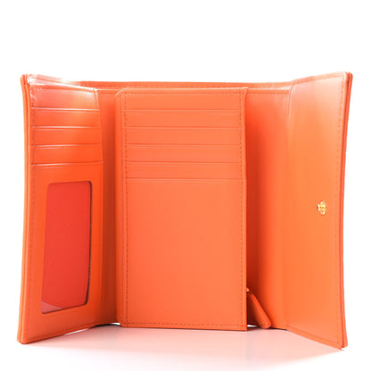 MCM Visetos Tri-Fold Wallet Cognac Orange 4 of 10
