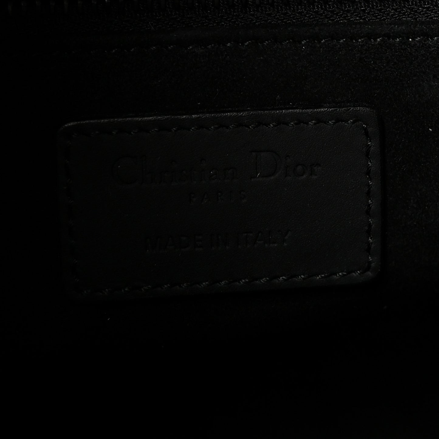 Ultra Matte Calfskin Cannage Medium Lady Dior Black
