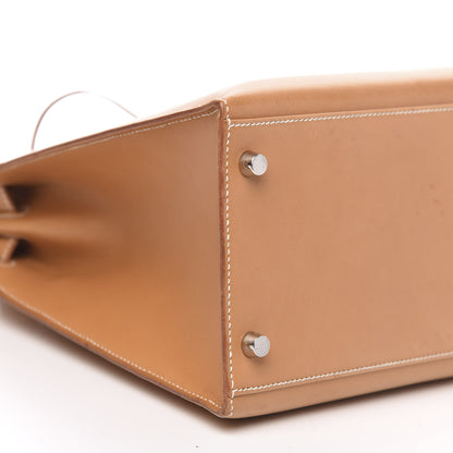 Hermes Vache Natural Kelly Sellier 35 8 of 17