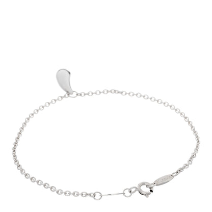Tiffany Sterling Silver Elsa Peretti Teardrop Charm Bracelet 2 of 6
