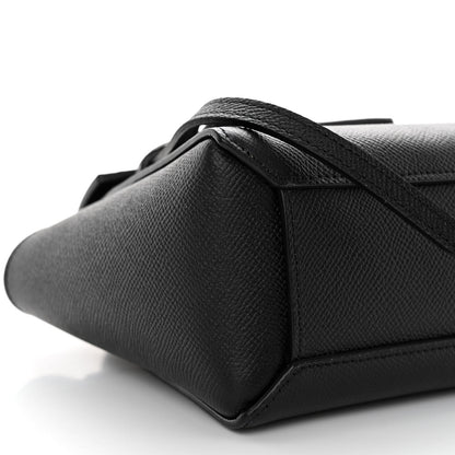 Celine Grained Calfskin Pico Belt Bag Black 9 of 10