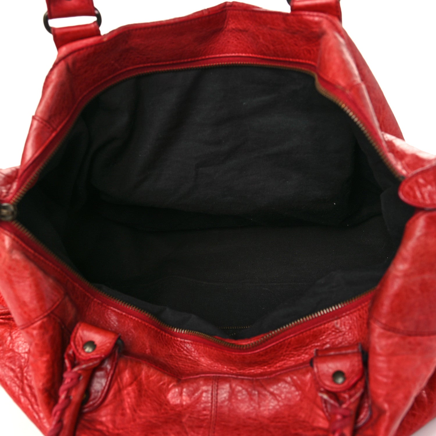 Balenciaga Agneau Classic Hardware Work Vermillion 5 of 12