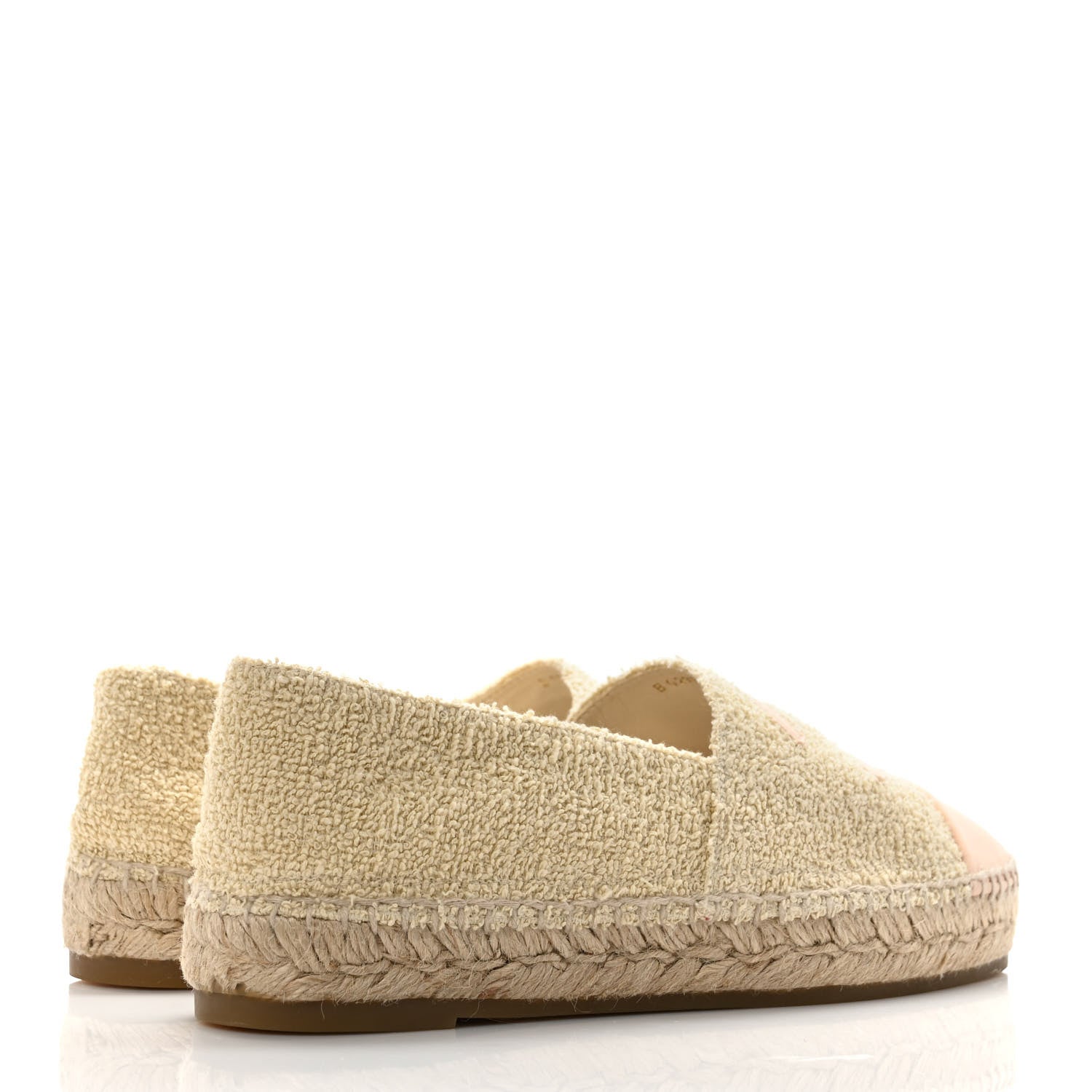 Chanel Fabric CC Espadrilles 39 Ecru Light Beige 4 of 10