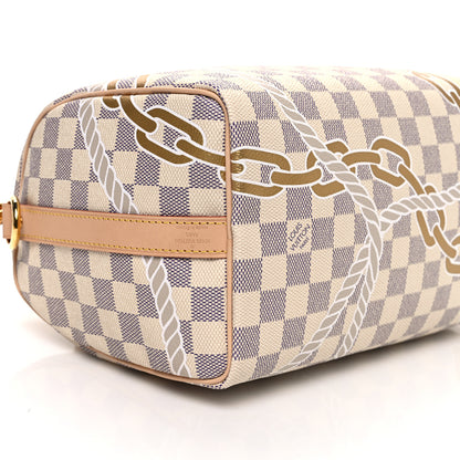 Louis Vuitton Damier Azur Nautical Speedy Bandouliere 25 8 of 9