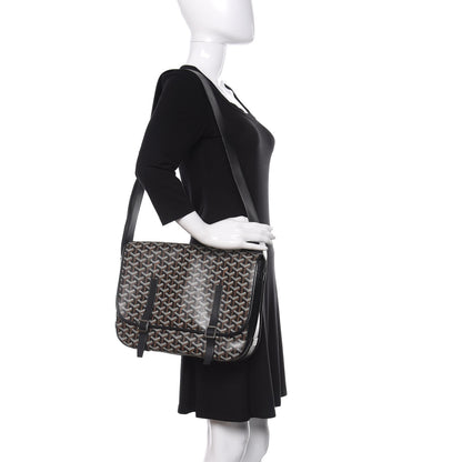 Goyard Goyardine Belvedere GM Messenger Bag Black 2 of 17