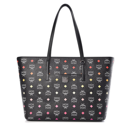 MCM Visetos Spektrum Medium Anya Shopper Tote Black 1 of 11